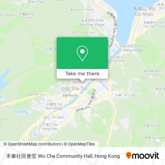 禾輋社區會堂 Wo Che Community Hall地圖