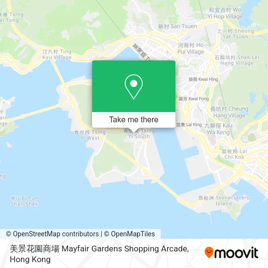 美景花園商場 Mayfair Gardens Shopping Arcade map