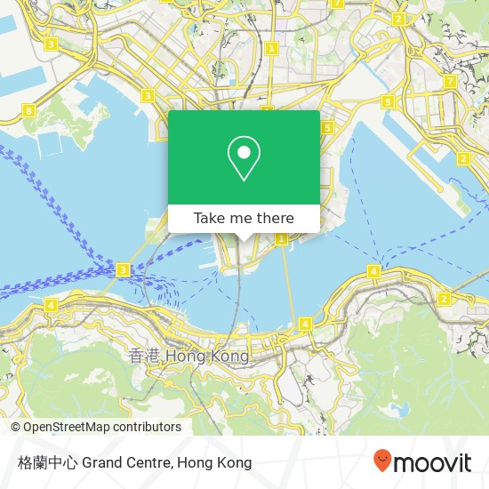 格蘭中心 Grand Centre map