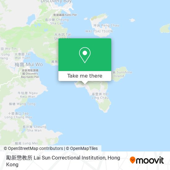 勵新懲教所 Lai Sun Correctional Institution map