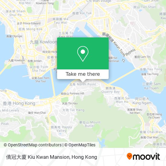 僑冠大廈 Kiu Kwan Mansion map