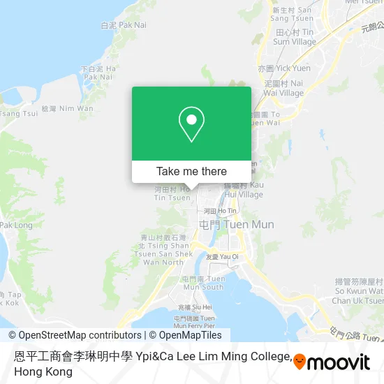 恩平工商會李琳明中學 Ypi&Ca Lee Lim Ming College map