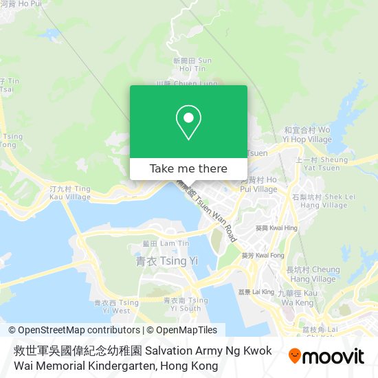 救世軍吳國偉紀念幼稚園 Salvation Army Ng Kwok Wai Memorial Kindergarten map