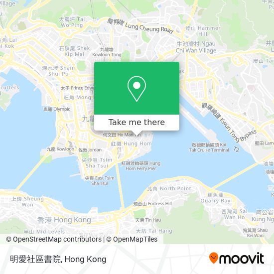 明愛社區書院 map