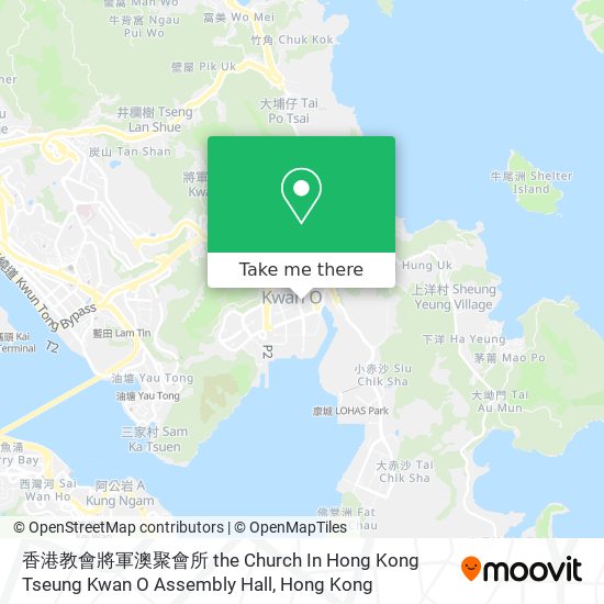 香港教會將軍澳聚會所 the Church In Hong Kong Tseung Kwan O Assembly Hall map