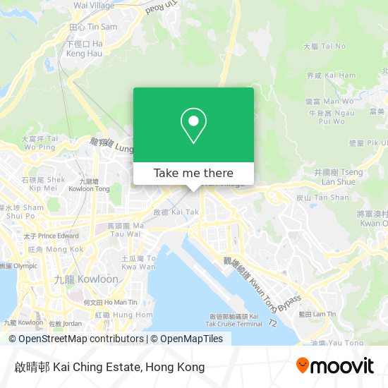 啟晴邨 Kai Ching Estate map