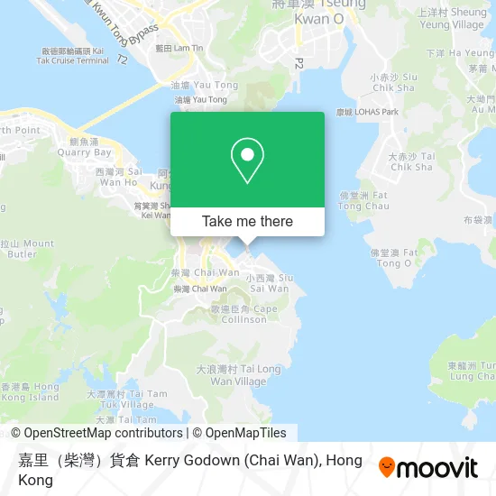 嘉里（柴灣）貨倉 Kerry Godown (Chai Wan) map