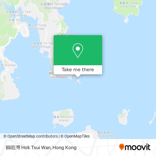 鶴咀灣 Hok Tsui Wan map