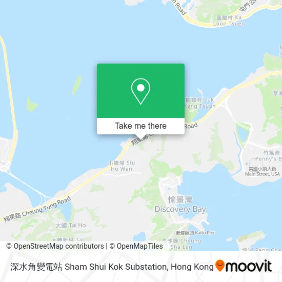 深水角變電站 Sham Shui Kok Substation map
