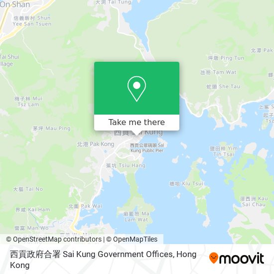 西貢政府合署 Sai Kung Government Offices map