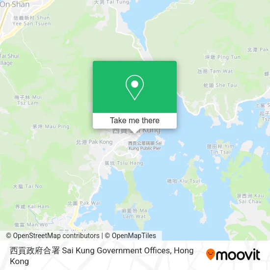 西貢政府合署 Sai Kung Government Offices map