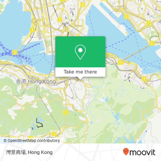 灣景商場 map