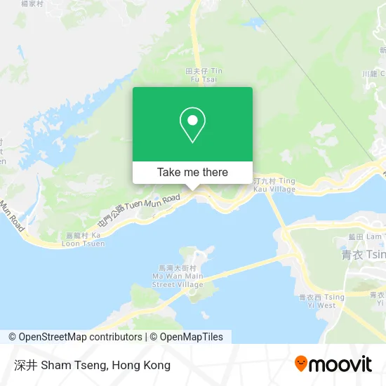 深井 Sham Tseng地圖