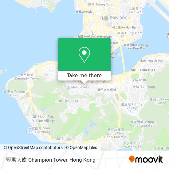 冠君大廈 Champion Tower map