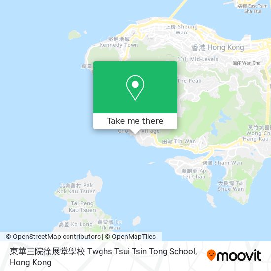 東華三院徐展堂學校 Twghs Tsui Tsin Tong School地圖