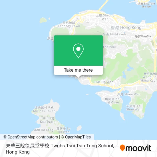 東華三院徐展堂學校 Twghs Tsui Tsin Tong School map