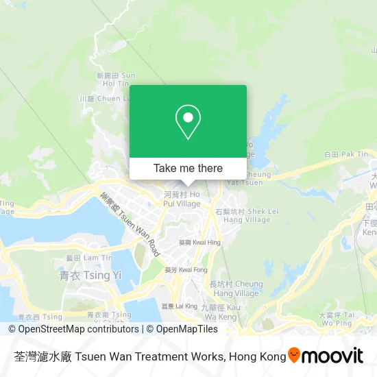 荃灣濾水廠 Tsuen Wan Treatment Works map