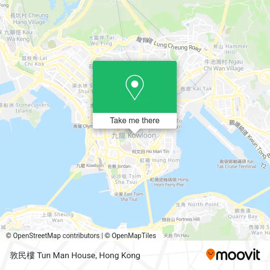 敦民樓 Tun Man House地圖
