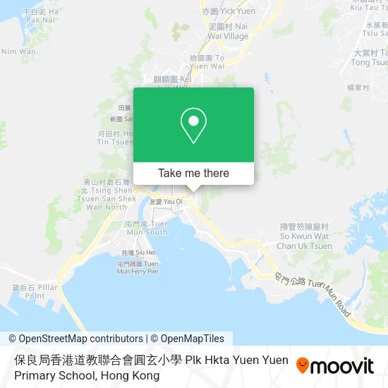 保良局香港道教聯合會圓玄小學 Plk Hkta Yuen Yuen Primary School地圖