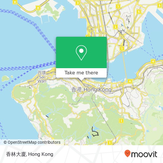 香林大廈 map