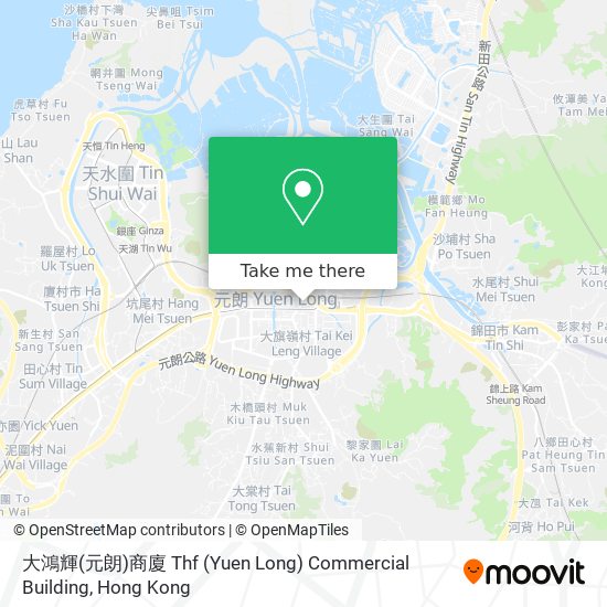 大鴻輝(元朗)商廈 Thf (Yuen Long) Commercial Building map