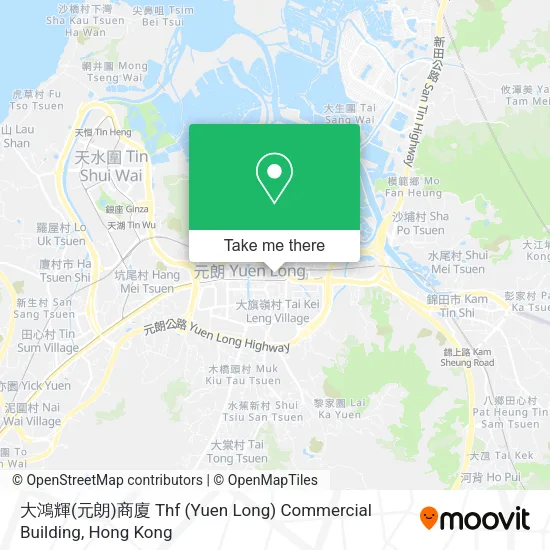 大鴻輝(元朗)商廈 Thf (Yuen Long) Commercial Building地圖