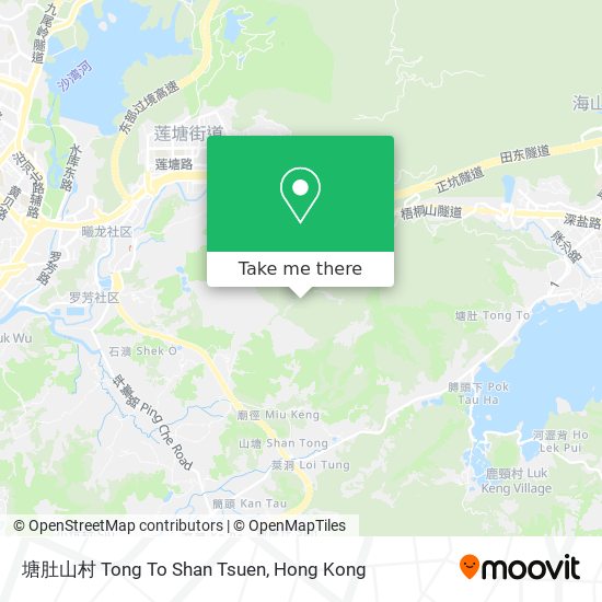 塘肚山村 Tong To Shan Tsuen map