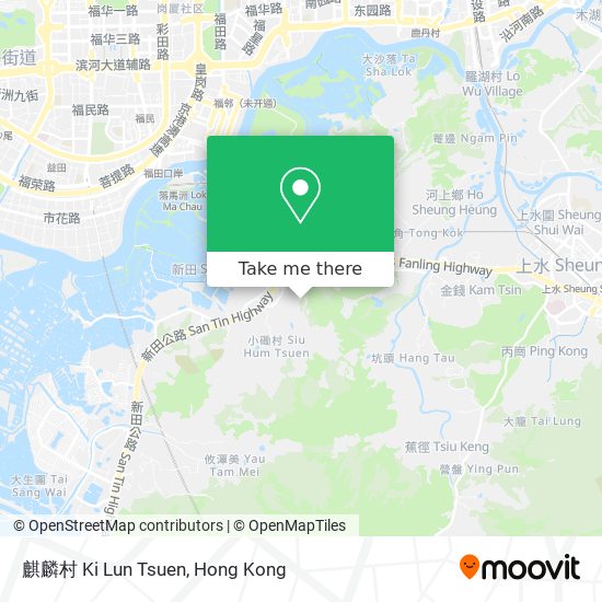 麒麟村 Ki Lun Tsuen map