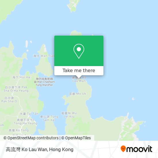 高流灣 Ko Lau Wan map