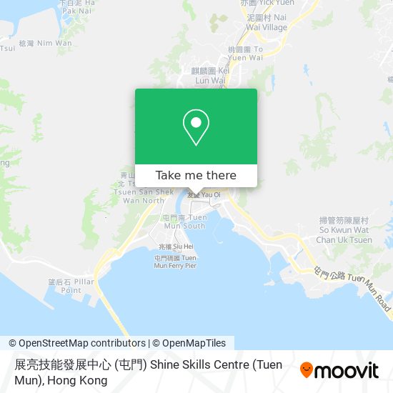 展亮技能發展中心 (屯門) Shine Skills Centre (Tuen Mun) map