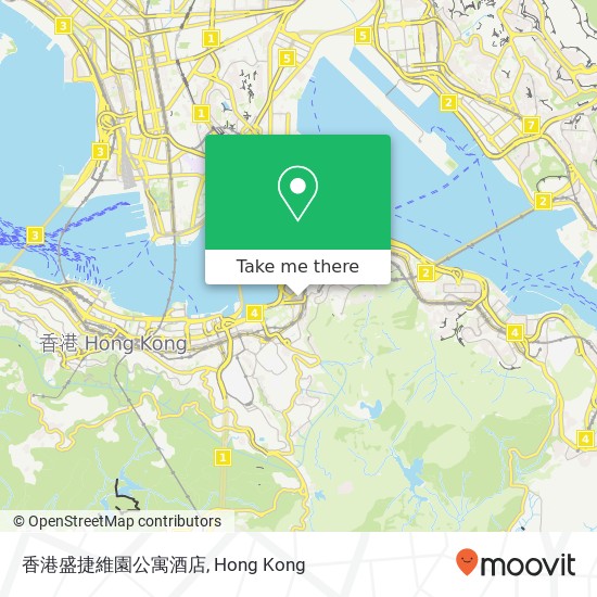 香港盛捷維園公寓酒店 map