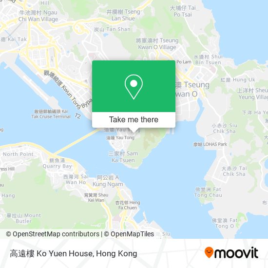 高遠樓 Ko Yuen House map