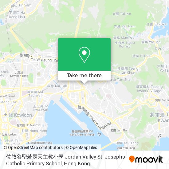 佐敦谷聖若瑟天主教小學 Jordan Valley St. Joseph's Catholic Primary School map