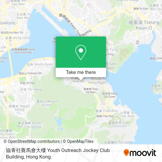 協青社賽馬會大樓 Youth Outreach Jockey Club Building map