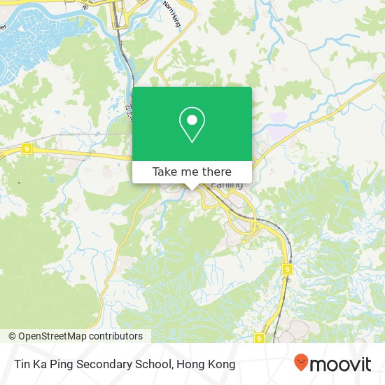 Tin Ka Ping Secondary School map