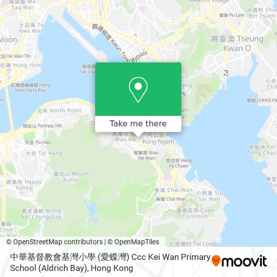 中華基督教會基灣小學 (愛蝶灣) Ccc Kei Wan Primary School (Aldrich Bay) map