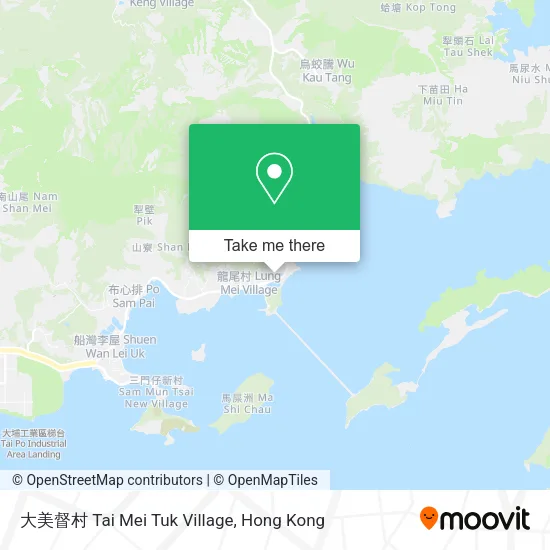 大美督村 Tai Mei Tuk Village地圖