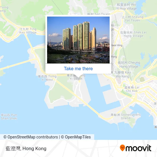 藍澄灣 map