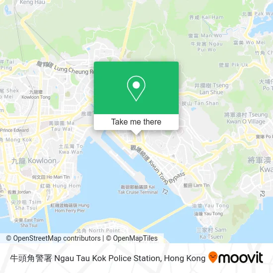 牛頭角警署 Ngau Tau Kok Police Station map