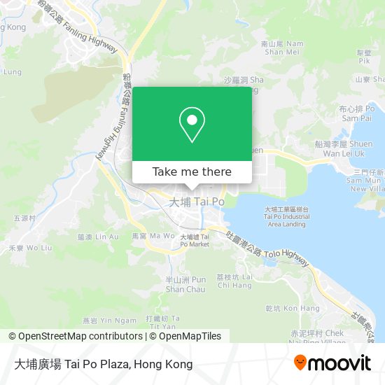 大埔廣場 Tai Po Plaza map