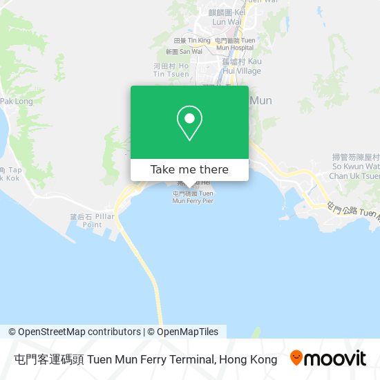 屯門客運碼頭 Tuen Mun Ferry Terminal map
