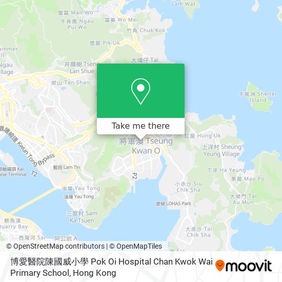 博愛醫院陳國威小學 Pok Oi Hospital Chan Kwok Wai Primary School地圖