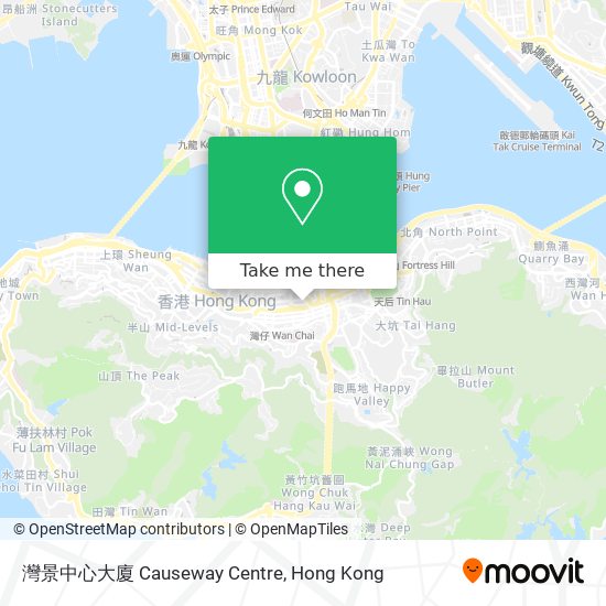 灣景中心大廈 Causeway Centre map