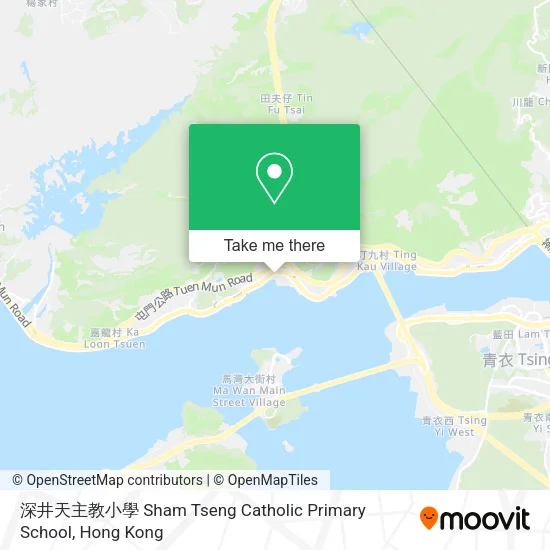 深井天主教小學 Sham Tseng Catholic Primary School地圖