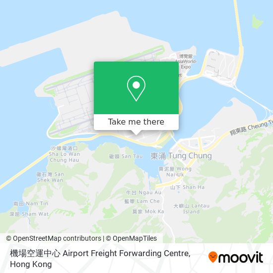 機場空運中心 Airport Freight Forwarding Centre map