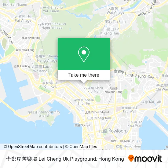 李鄭屋遊樂場 Lei Cheng Uk Playground map