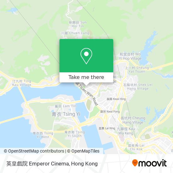 英皇戲院 Emperor Cinema map