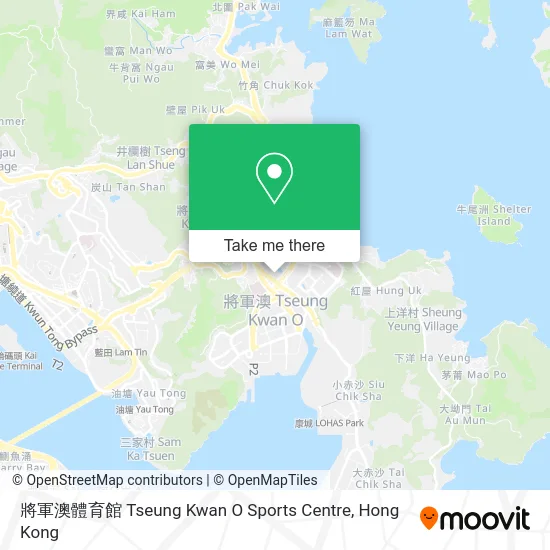 將軍澳體育館 Tseung Kwan O Sports Centre map