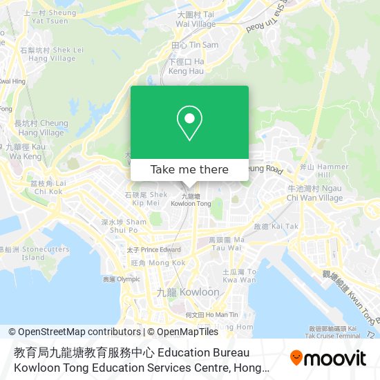 教育局九龍塘教育服務中心 Education Bureau Kowloon Tong Education Services Centre地圖