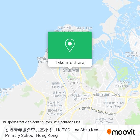 香港青年協會李兆基小學 H.K.F.Y.G. Lee Shau Kee Primary School map
